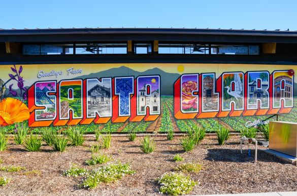 Agrihood Mural: Greetings from Santa Clara